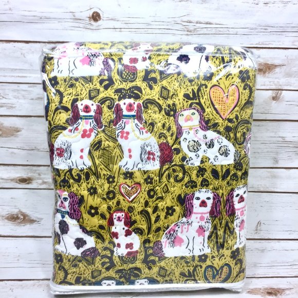 Ida Mae King Charles 3 Piece Quilt Sham Set FQ - Picture 7 of 12